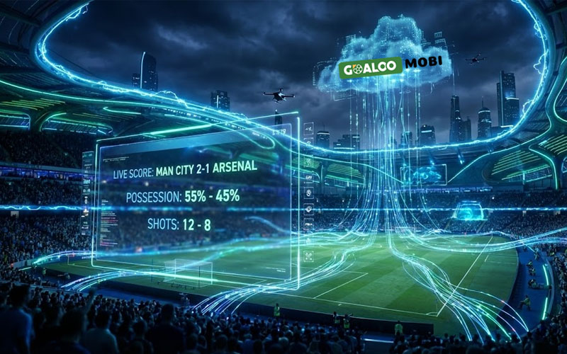 Visualizing the low-latency speed of Goaloo Livescore direct from the stadium